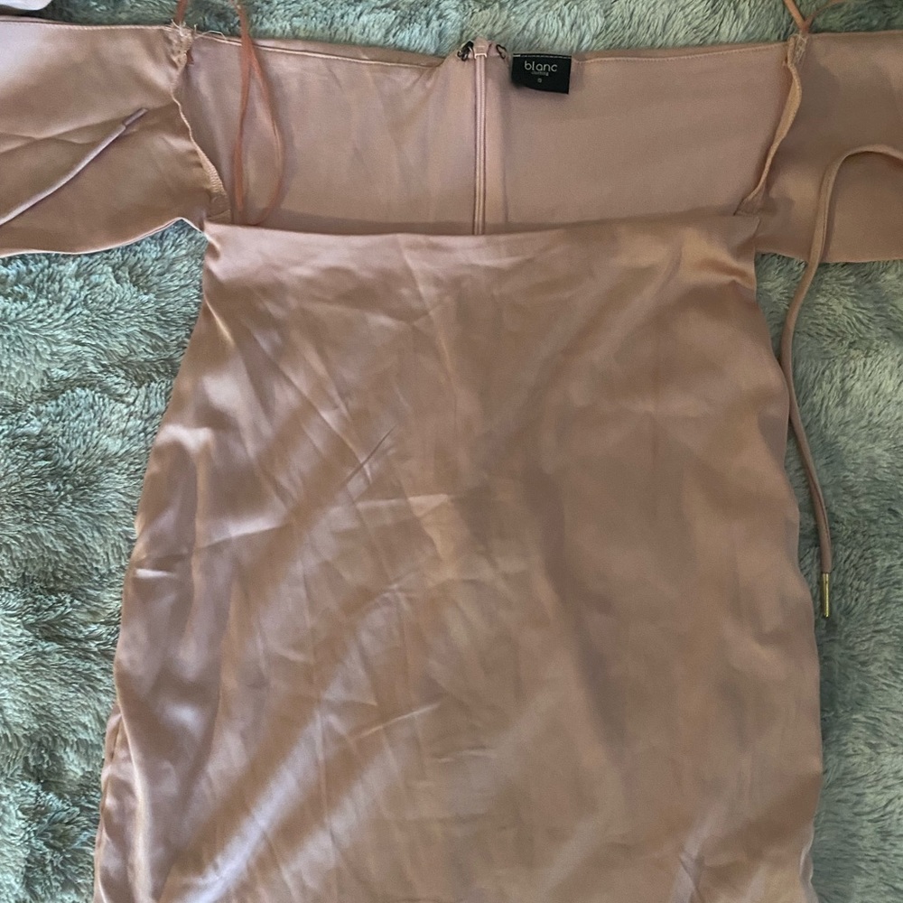 BRAND NEW halter, cut out, satin mini dress Size: Small - Picture 4 of 5
